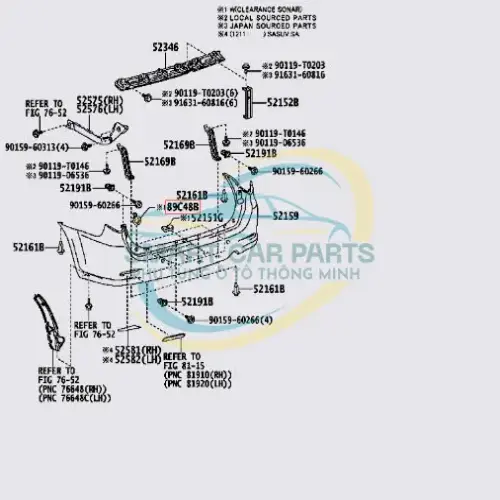Giá Bắt Cảm Biến Báo Lùi