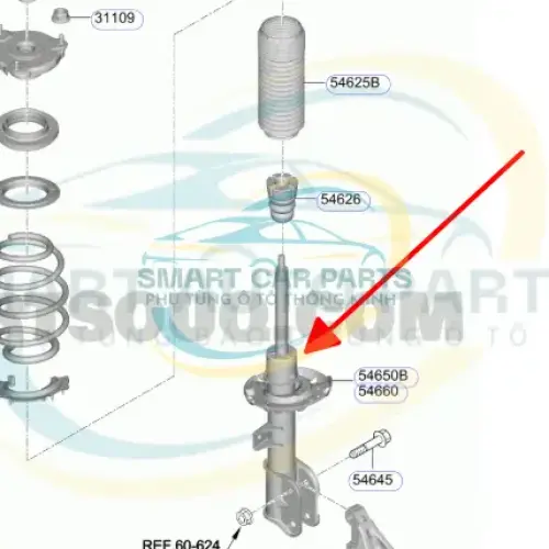 Giảm sóc trước - HUYNDAI SATAFE 2006-2010