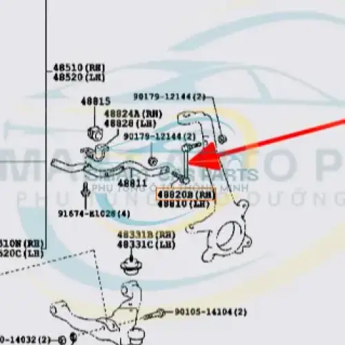 Rotuyn cân bằng - TOYOTA LAND CRUISER 2007-2019